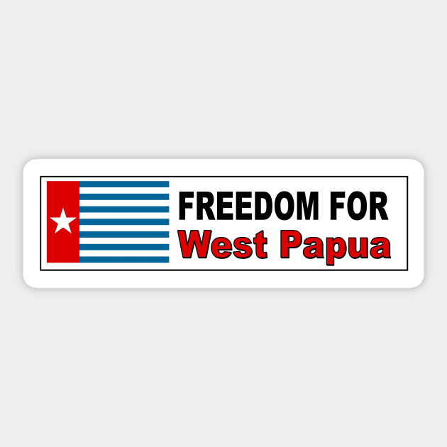 Freedom for West Papua Sticker by pickledpossums